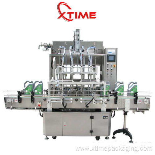 Full automatic 4 nozzles sauce filling machine